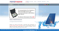 Desktop Screenshot of fototherm.com